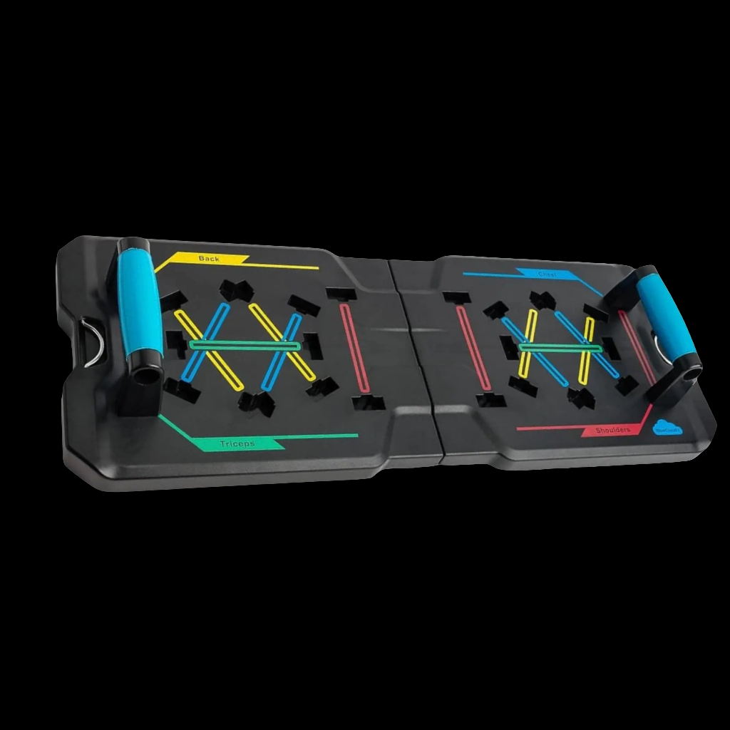 Blue Clouds Push-Up Board – Your Portable Muscle-Building Station